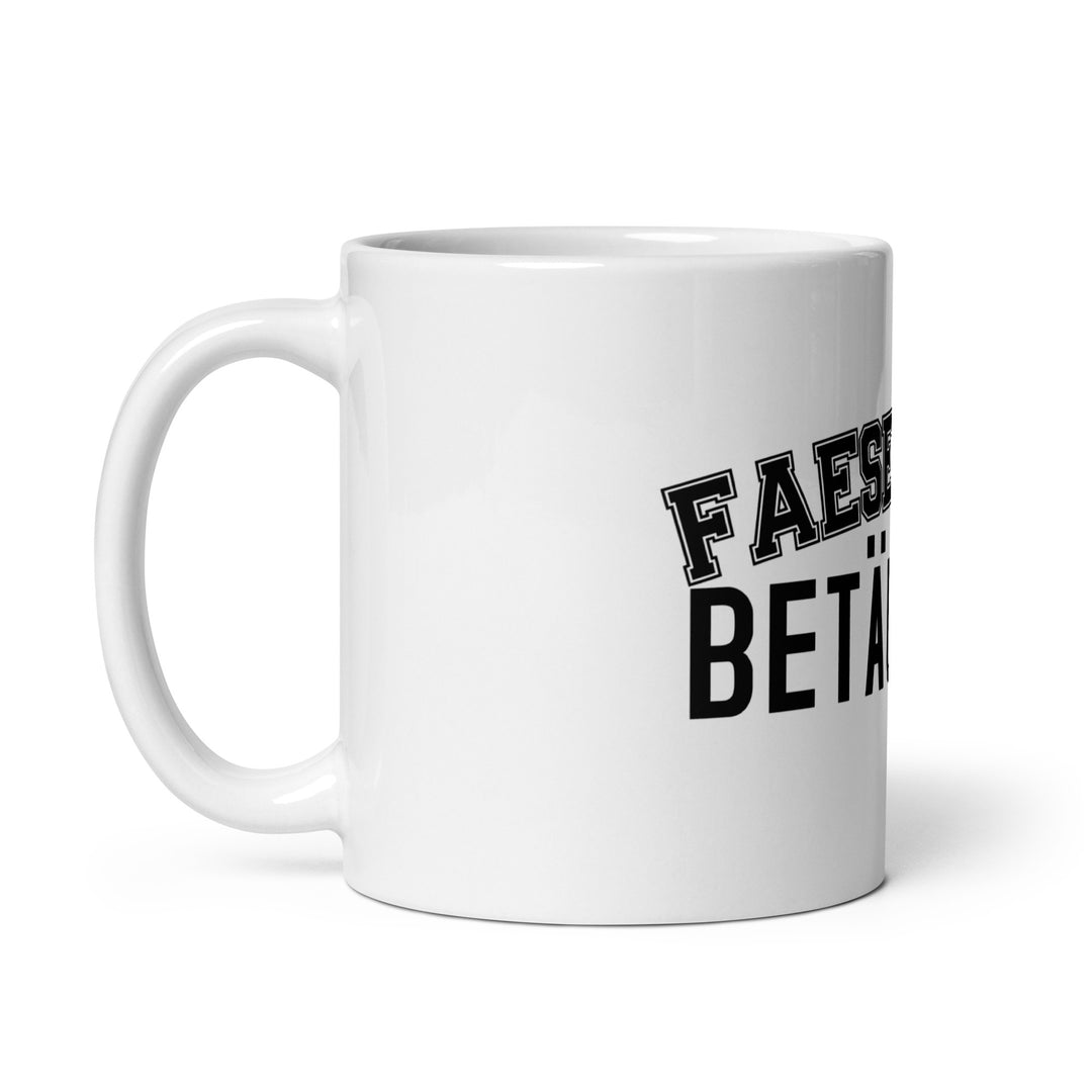 FAESER AUF BETÄUBUNG Tasse Weiss