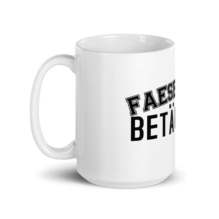 FAESER AUF BETÄUBUNG Tasse Weiss