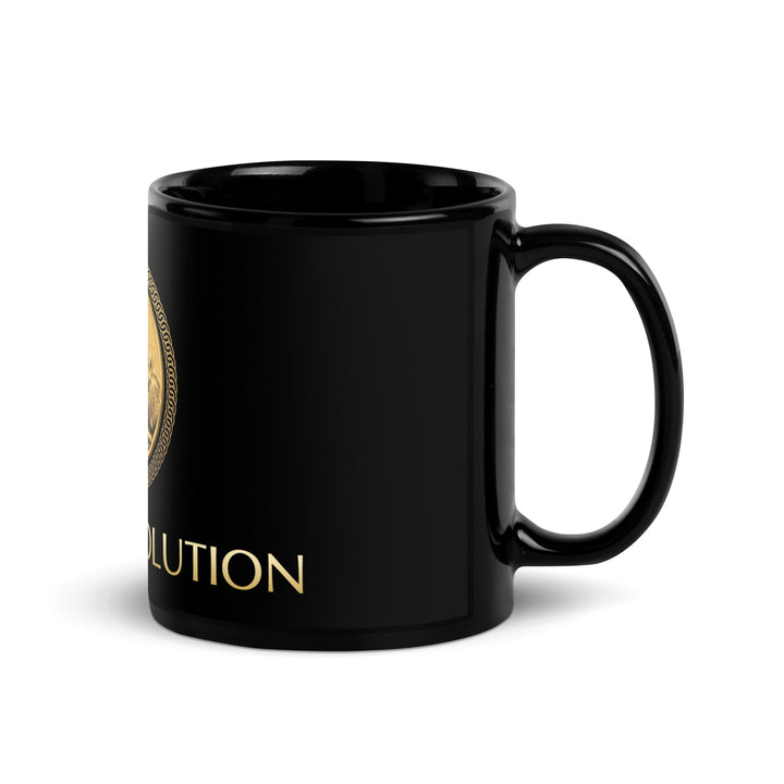 GOLD REVOLUTION LOGO TASSE Weiss